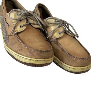 Sperry Men's 12 W Top-Sider Leather Loafer Boat Shoe Two Tone Billfish 3-Eye